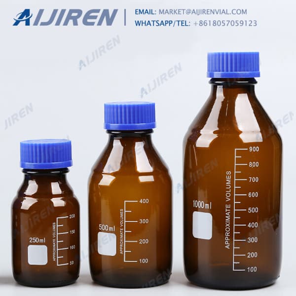 Buy amber 500ml media bottle Simax